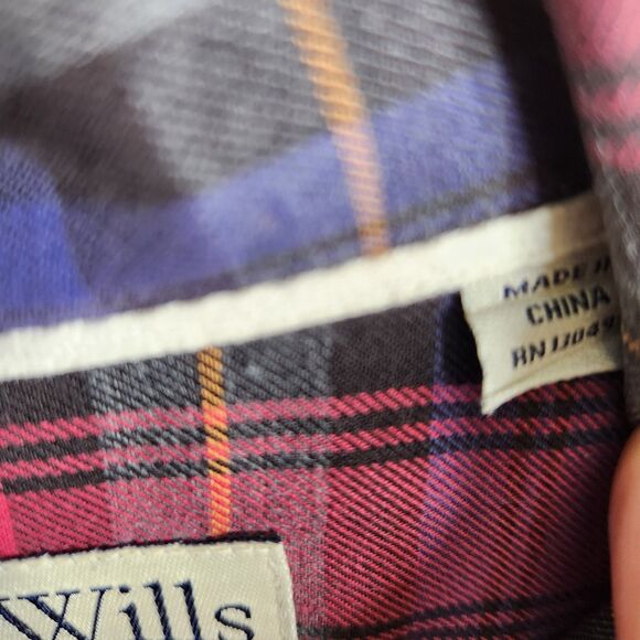 Jack Wills Mens Long Sleeve Tartan Plaid Button Down Shirt Medium - Picture 6 of 7
